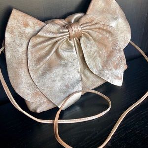 Susan Farber Collections leather crossbody clutch